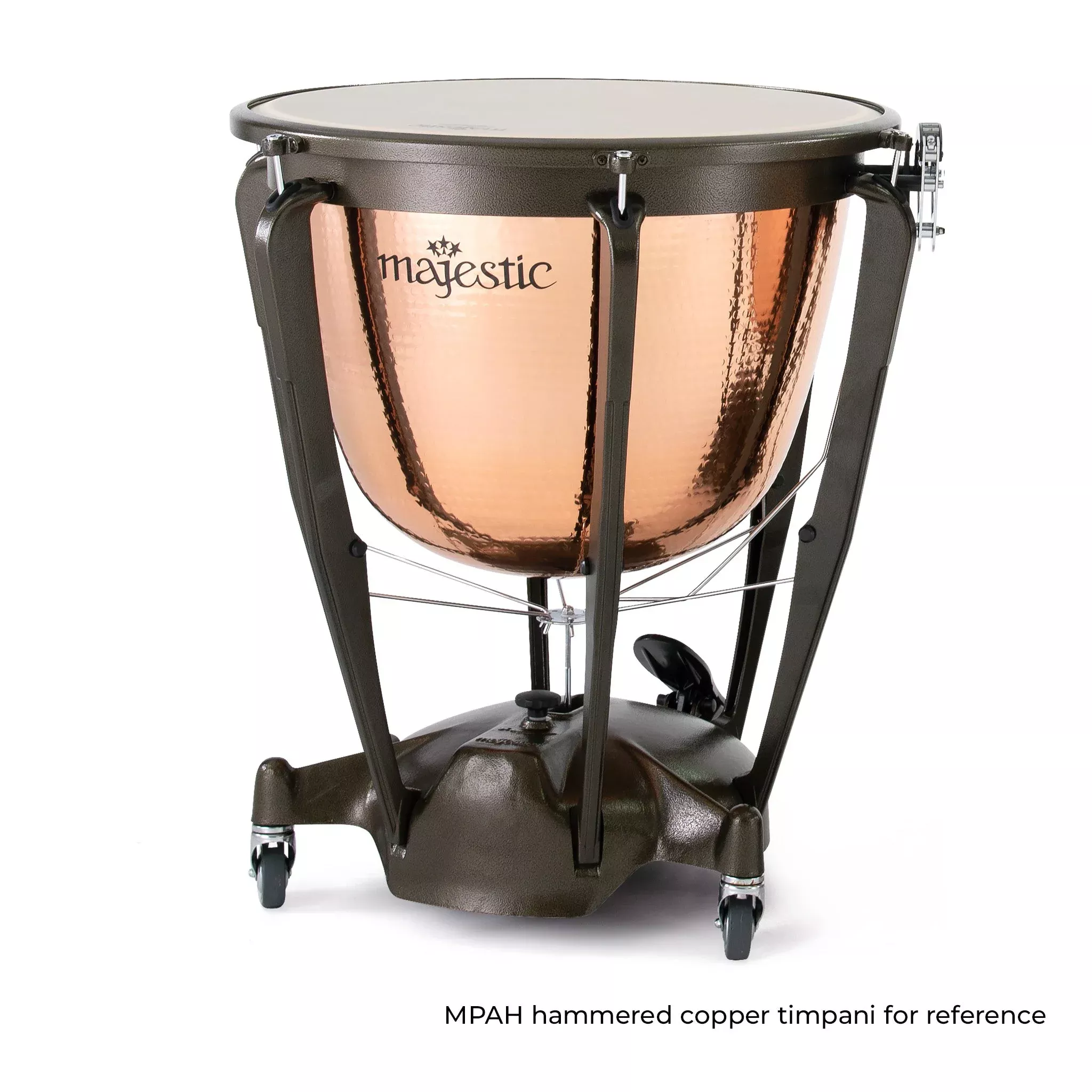 Majestic Symphonic polished copper deep cambered timpani – 23″ (MP2300A)