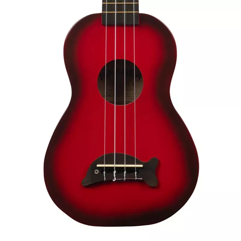 Makala Dolphin Bridge Ukulele - Red Burst