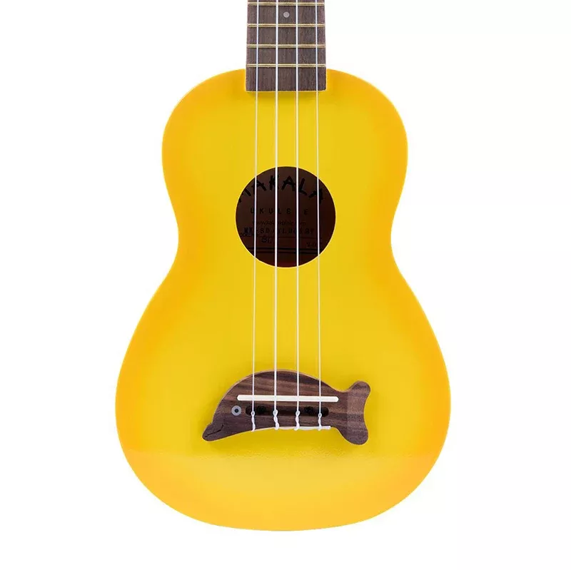 Makala Dolphin Soprano Ukulele – Yellow Burst