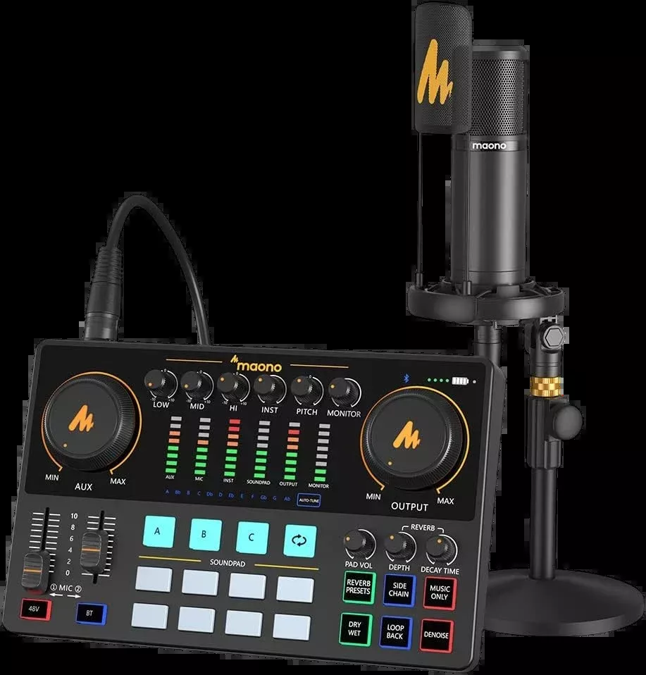 MAONO Maonocaster AUAME2-A Podcast Production Studio Kit Set