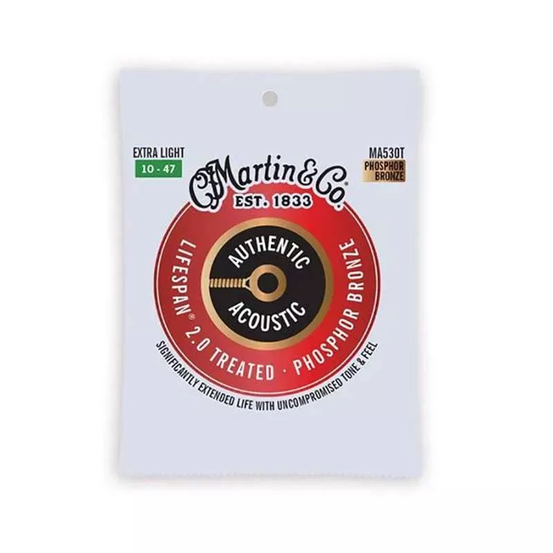 Martin Authentic Acoustic Lifespan 2.0 Phosphor Bronze - Extra Light 10-47