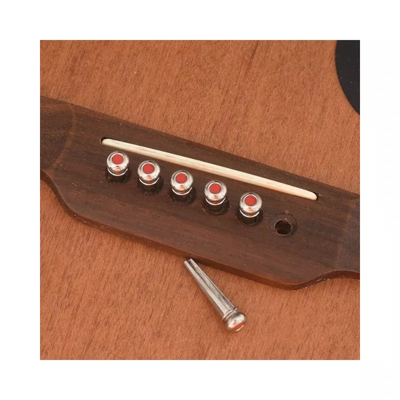 Martin LUXE Liquidmetal Red Dot Bridge Pin Set – Chrome