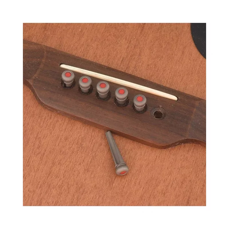Martin LUXE Liquidmetal Red Dot Bridge Pin Set – Dark Grey