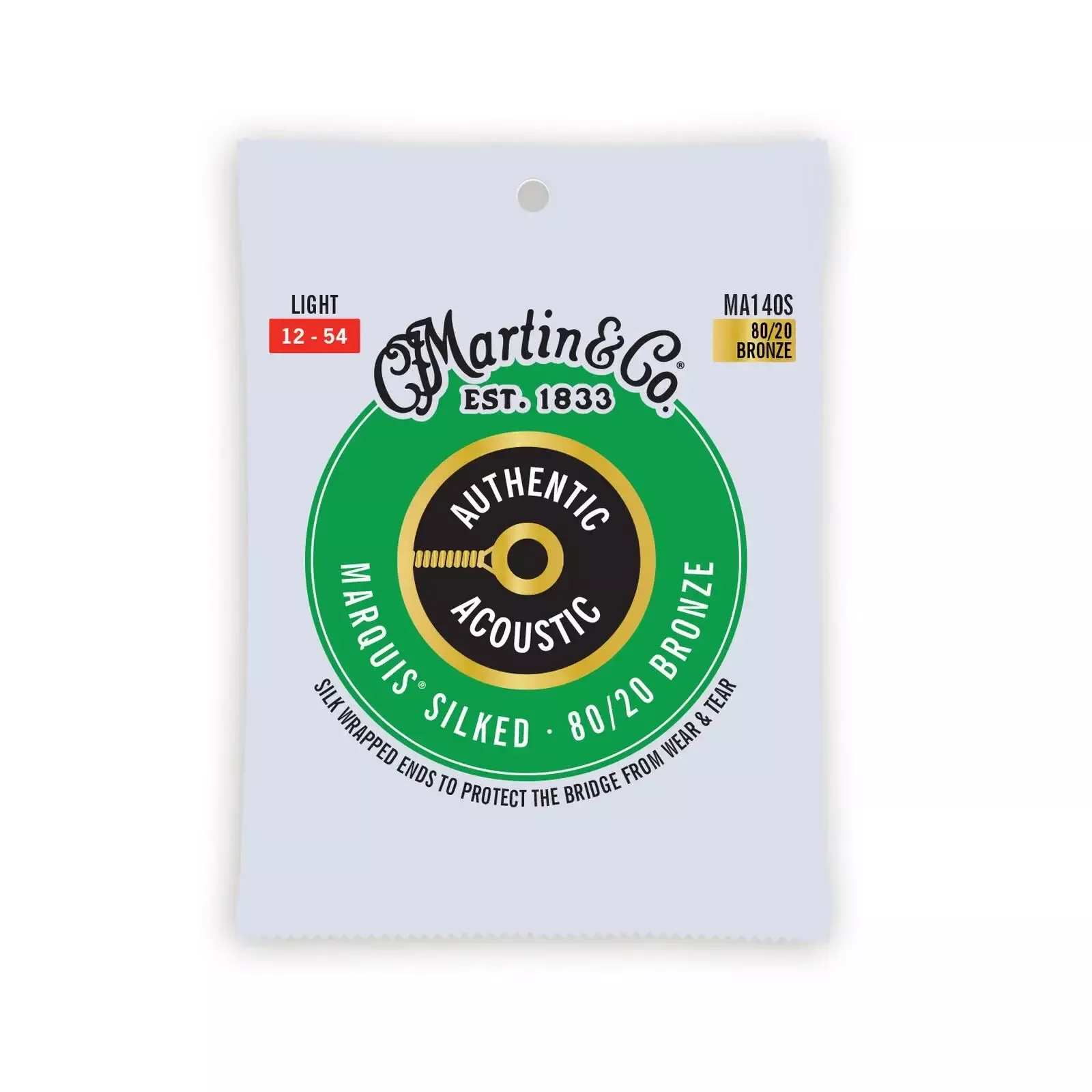 Martin MA140S Light Marquis Silked Acoustic Guitar String Set