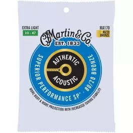 Martin MA170 80/20 Bronze Extra Light Strings