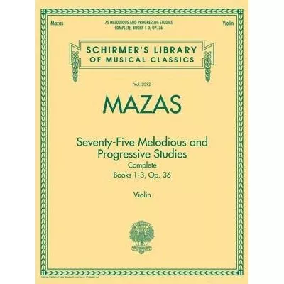 Mazas - 75 Melodious and Progressive Studies, Complete