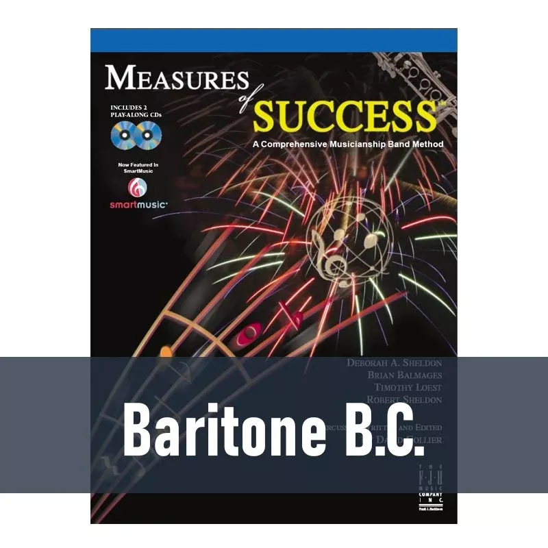 Measures of Success Concert Band Method - Baritone B.C. (Book 1)