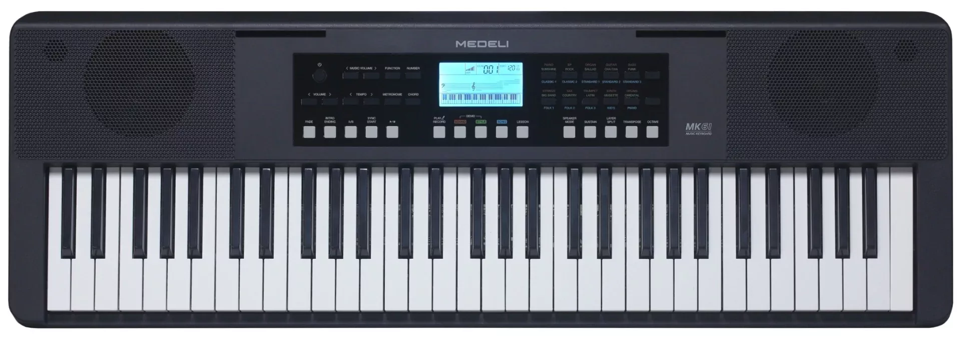 Medeli MK61 61-Key Portable Keyboard