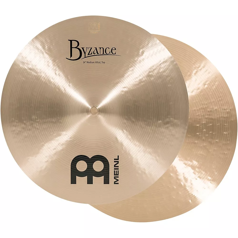 MEINL Byzance Medium Hi-Hat Cymbals 14 in.