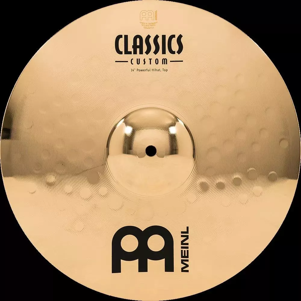 Meinl Cymbals Classics Custom Brilliant 14" Powerful HiHats