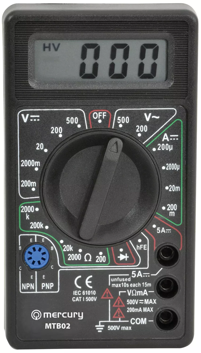 Mercury Digital Multimeter – MTB02