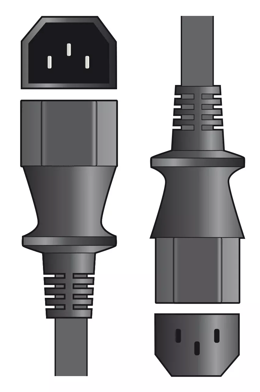 Mercury Mains Power Extension Leads IEC Plug - IEC Socket