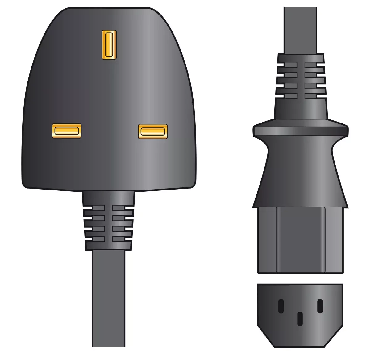 Mercury Mains Power Leads UK - IEC 10A