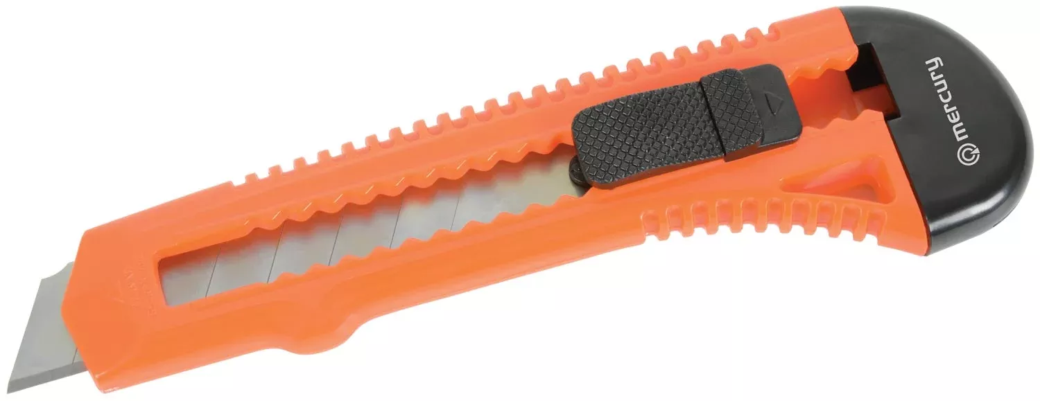 Mercury Retractable Craft Knife with Snap-Off Blade