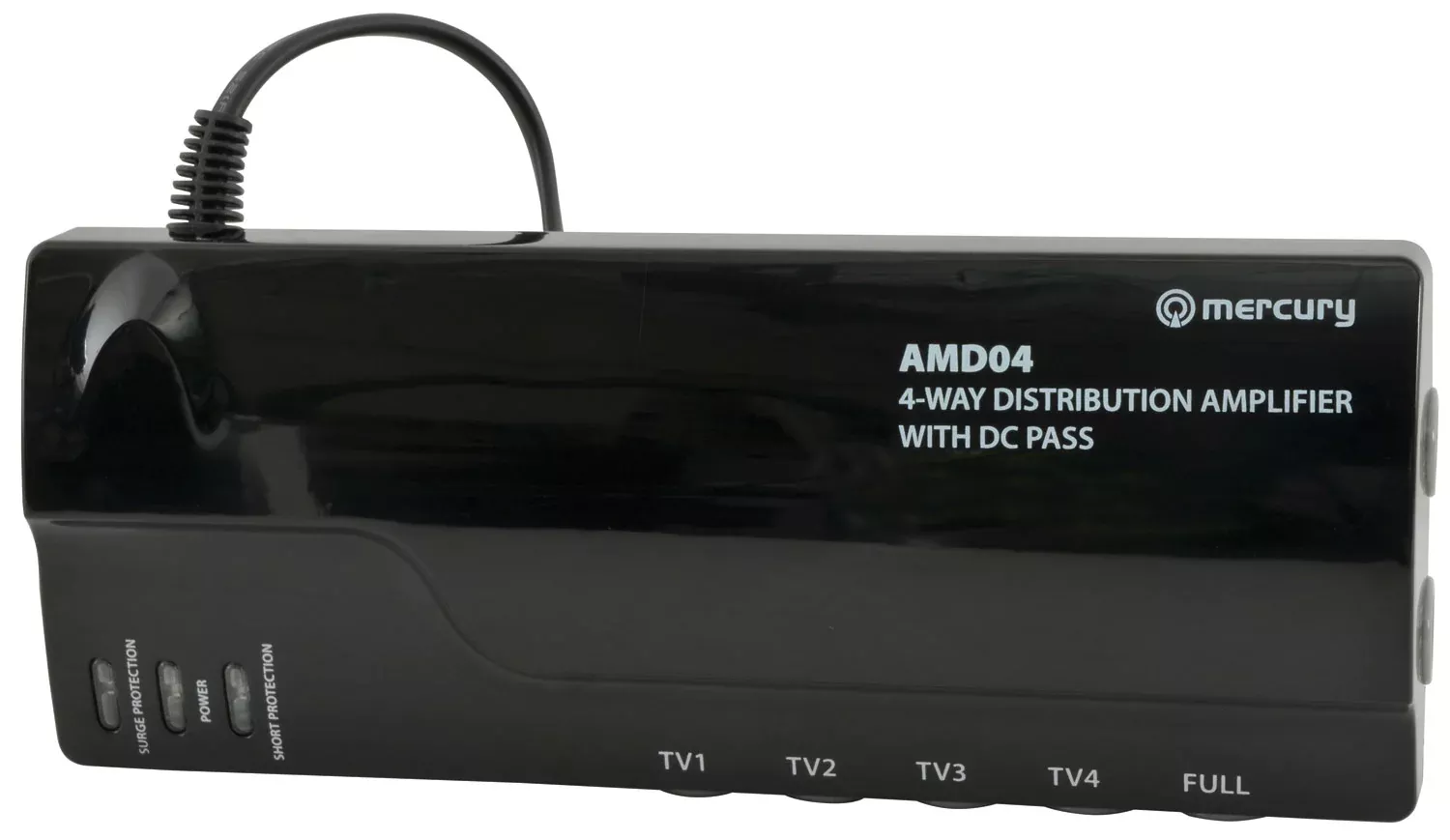 Mercury UHF/VHF Distribution Amplifiers with 5G/4G Filter and DC Pass – AMD04
