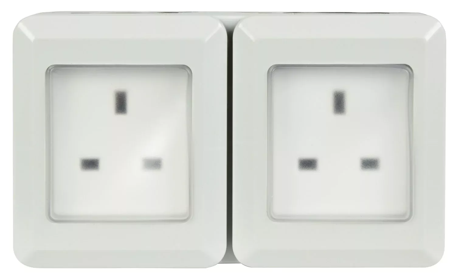 Mercury Weatherproof 2 Gang Outdoor Socket