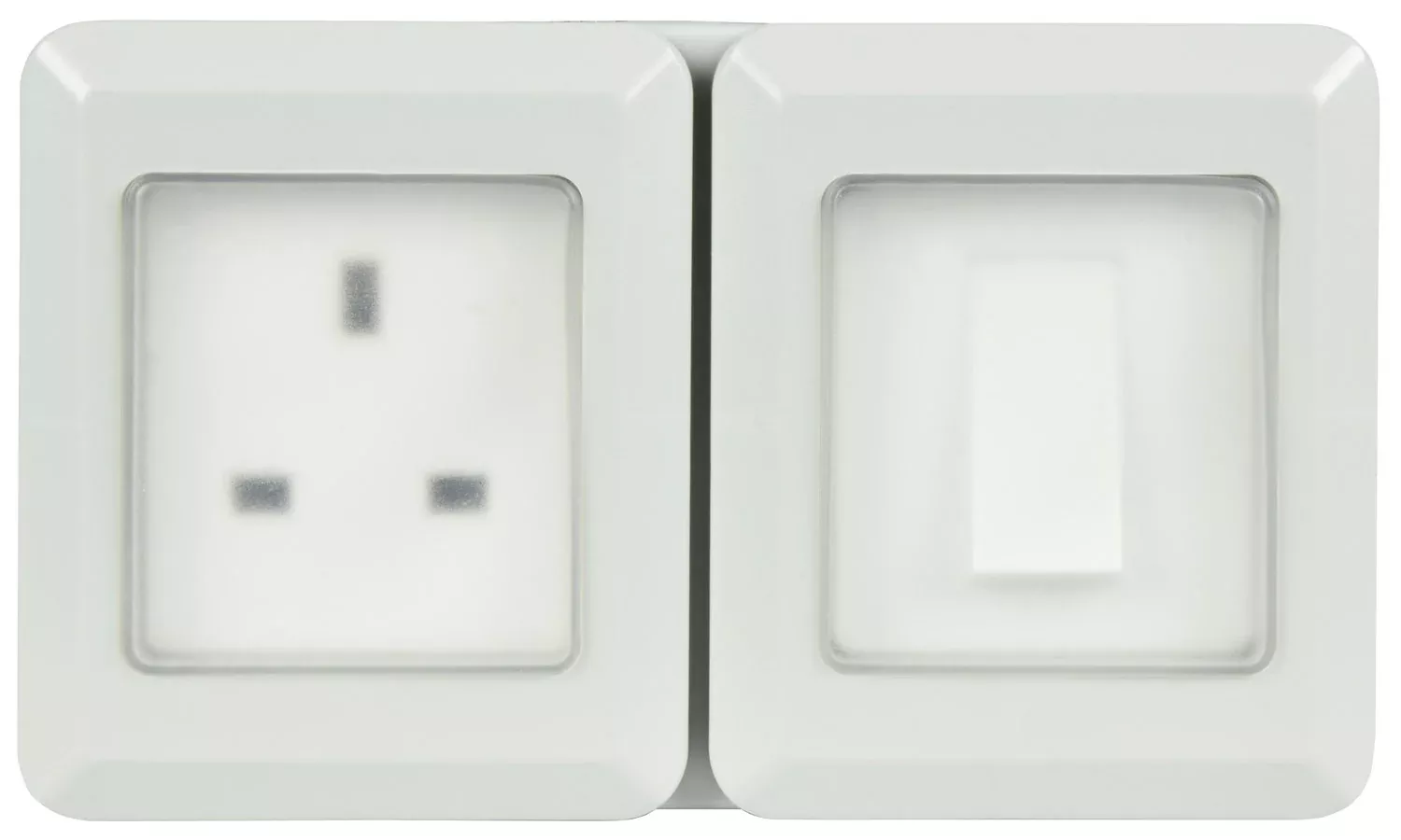 Mercury Weatherproof Outdoor Single Switch and Socket