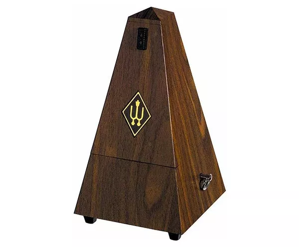 METRONOME WITTNER PLASTIC WALNUT W/BELL