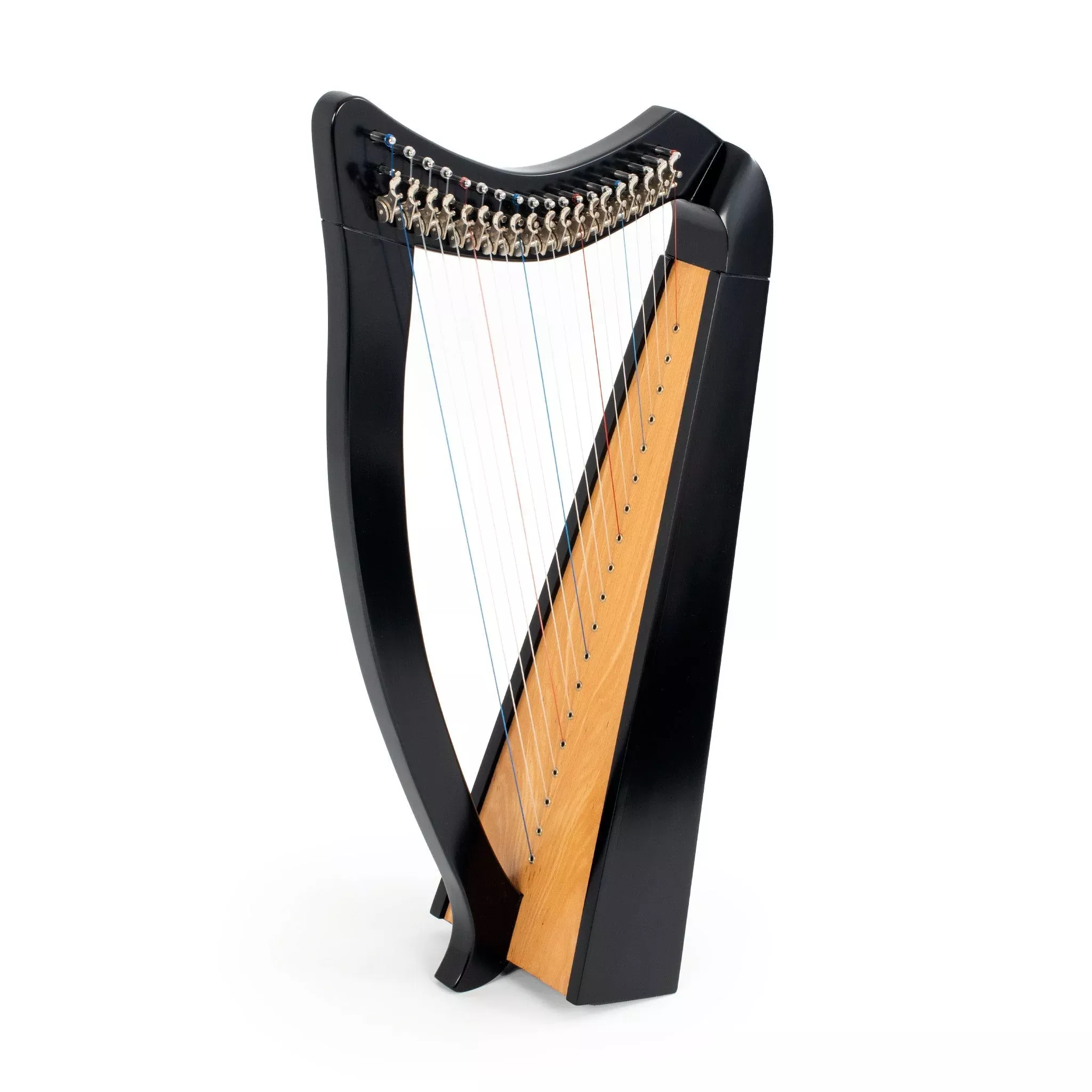 MMX Celtic harp in black – 19 strings (HX19BK)