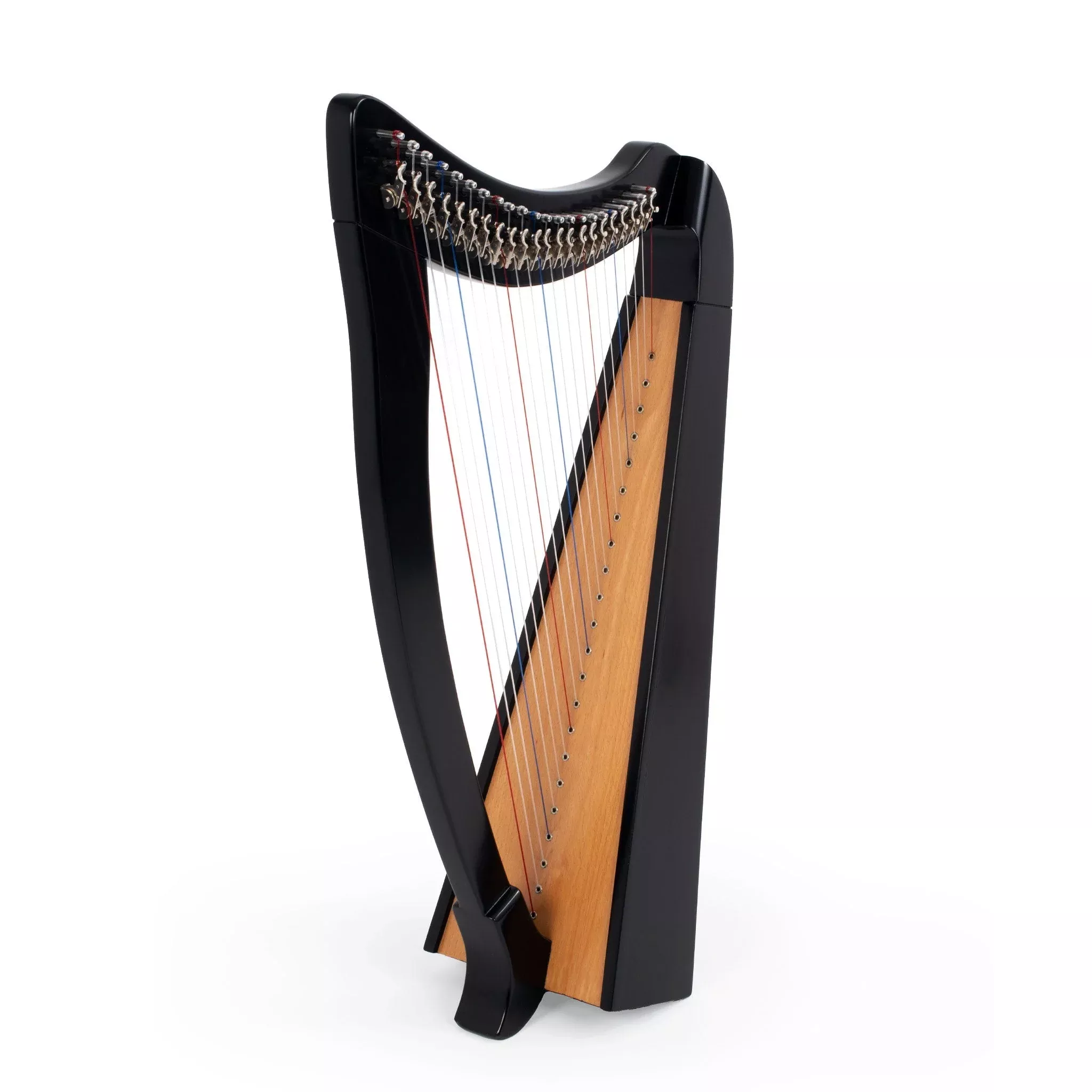 MMX Celtic harp in black – 22 strings (HX22BK)