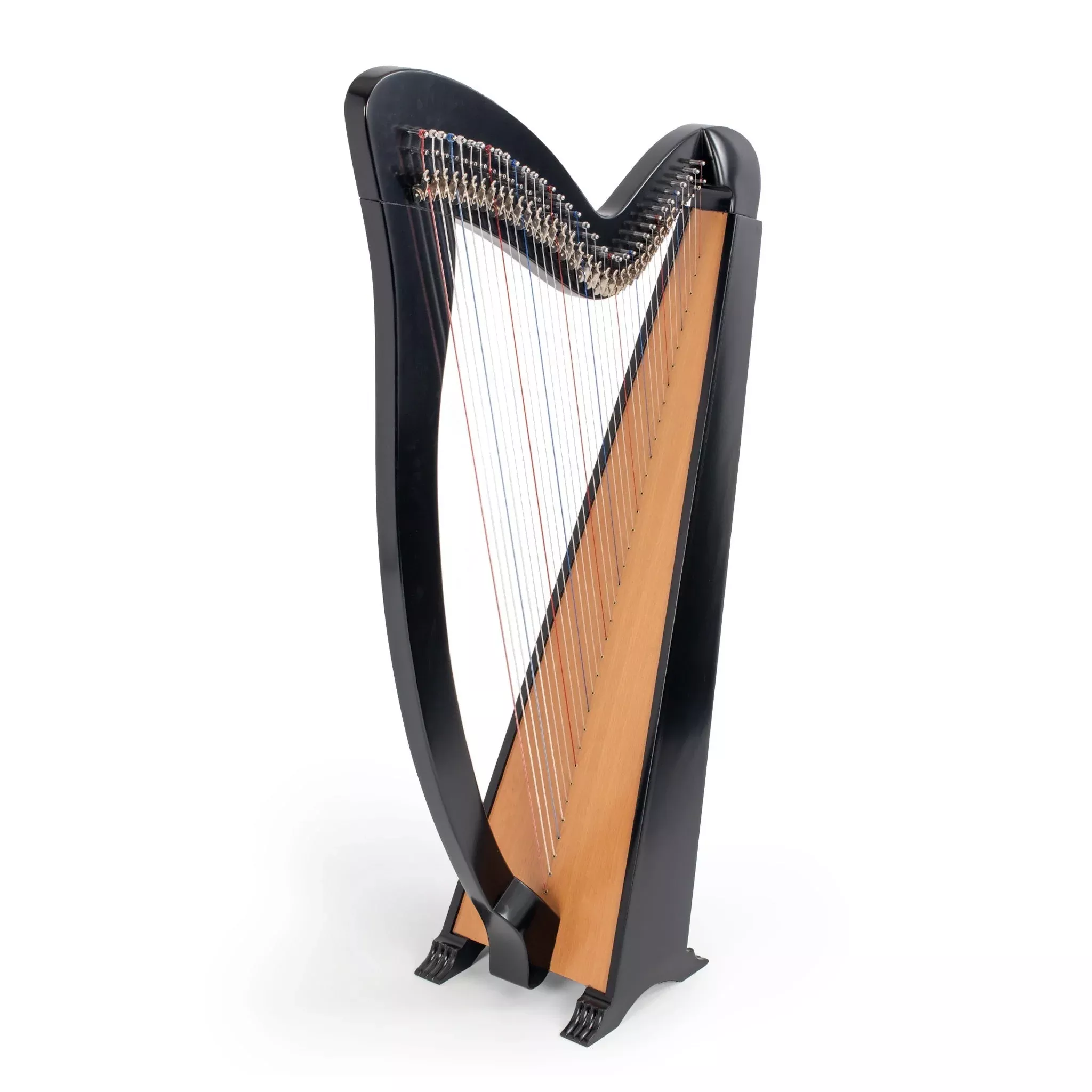 MMX Celtic harp in black – 36 strings (HX36BK)