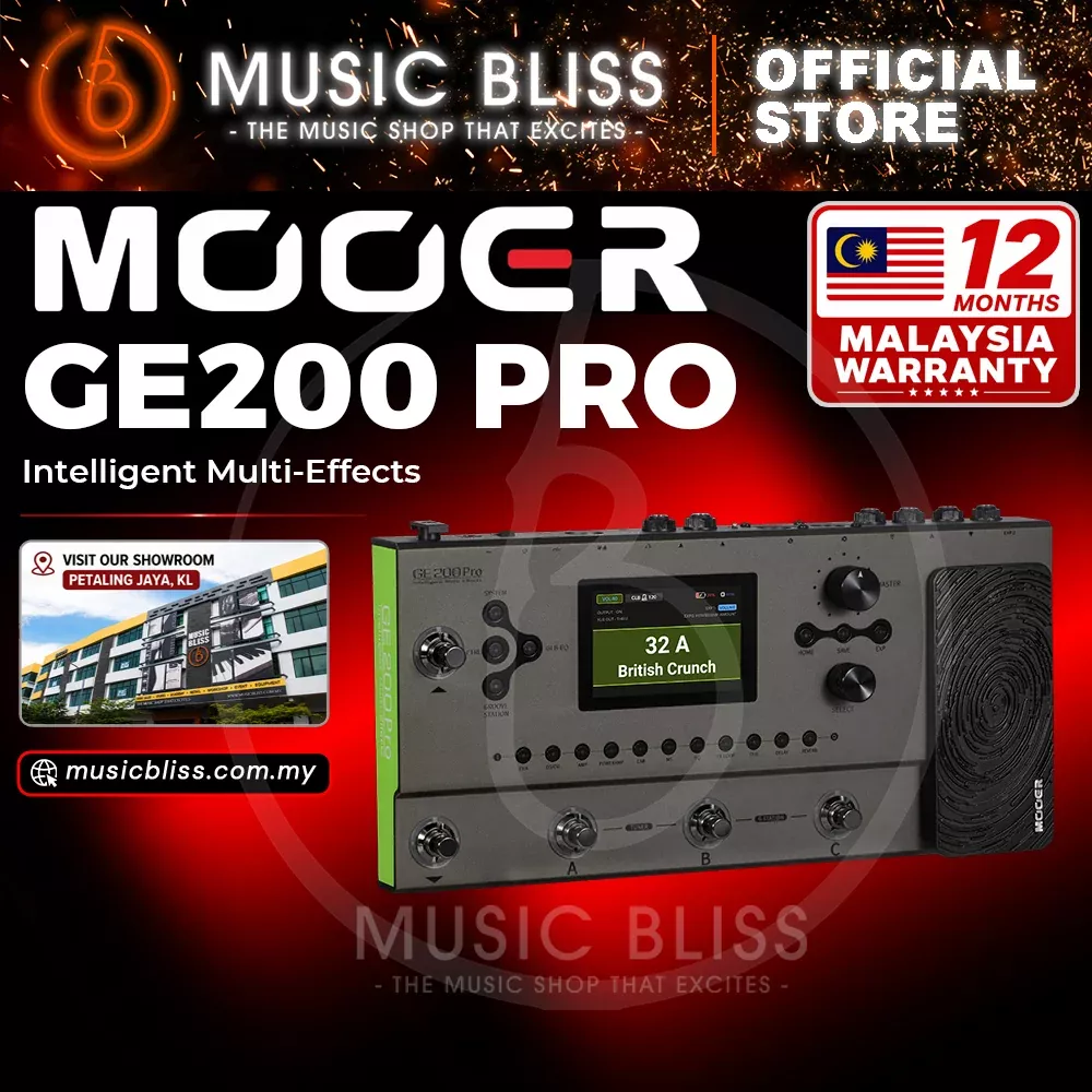 Mooer GE200 Pro Intelligent Multi Effects