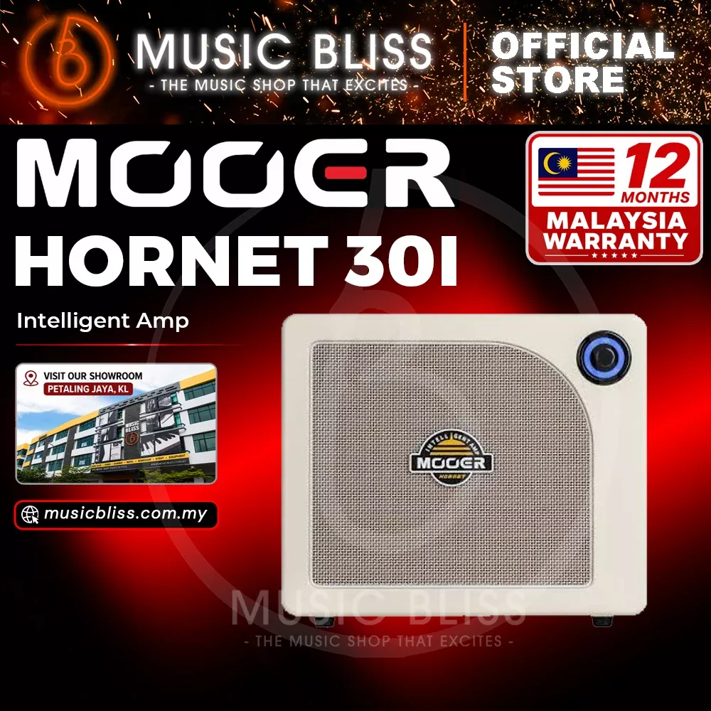 Mooer Hornet 30i Modeling Combo Amplifier – White