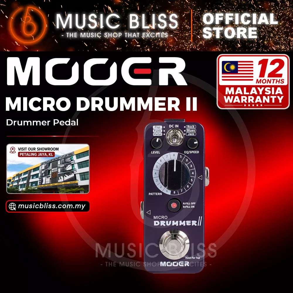 Mooer Micro Drummer II Drummer Pedal