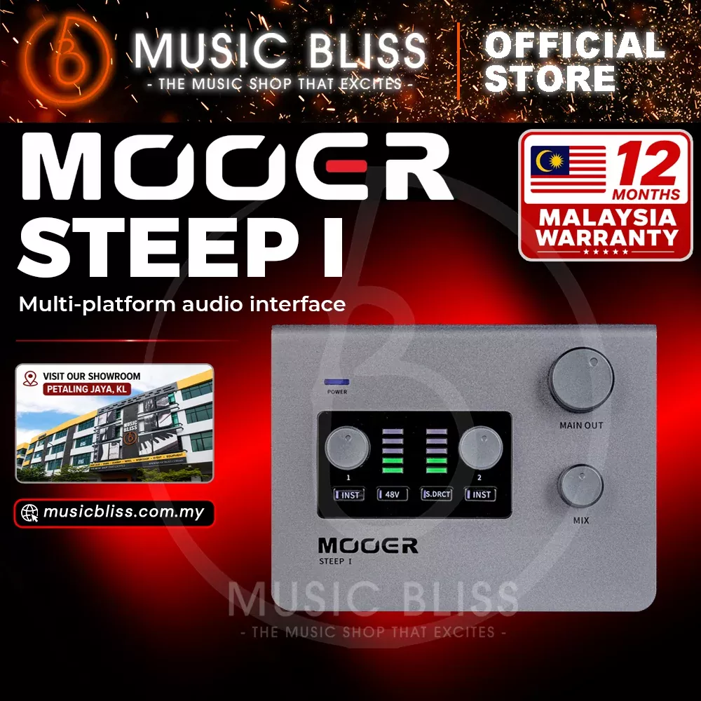 Mooer STEEP I 2-in/2-out USB Audio Interface