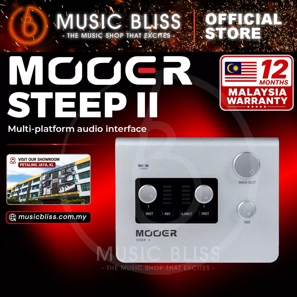 Mooer STEEP II 2-in/2-out USB Audio Interface