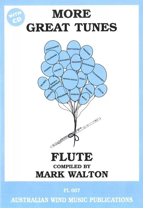 MORE GREAT TUNES FLUTE BK/CD