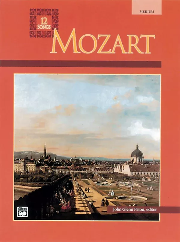Mozart -- 12 Songs: Medium Voice Book