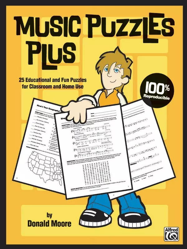 Music Puzzles Plus: Book