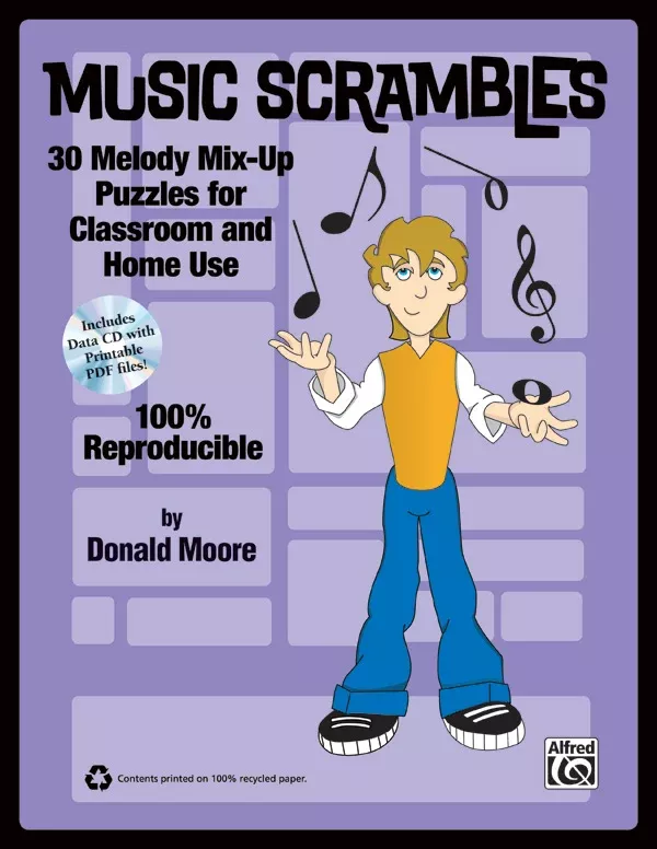 Music Scrambles: Book & Data CD