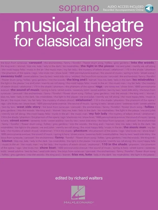 MUSICAL THEATRE FOR CLASSICAL SINGERS SOPRANO BK/OLA