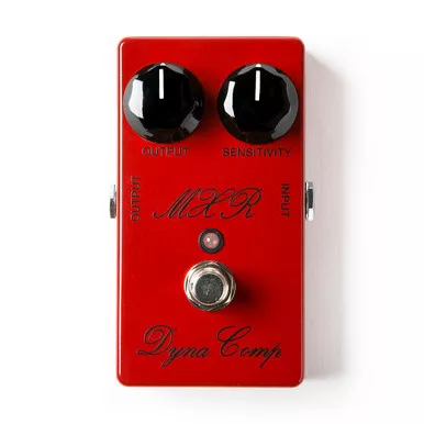 MXR Custom CSP102SL Script Dyna Comp Compressor Effect Pedal with Bypass Status LED