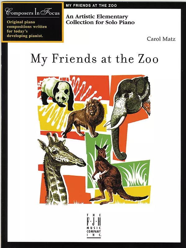 My Friends at the Zoo: Elementary Piano Book
