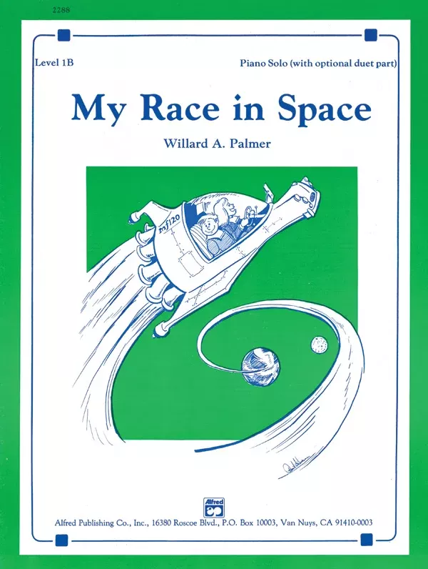 My Race in Space: Piano Sheet