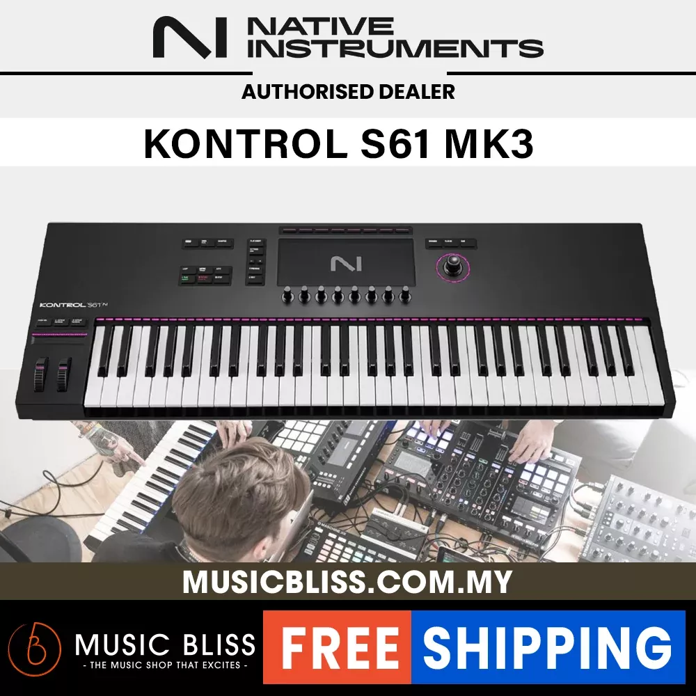 Native Instruments Komplete Kontrol S61 MK3 61-key Midi Controller
