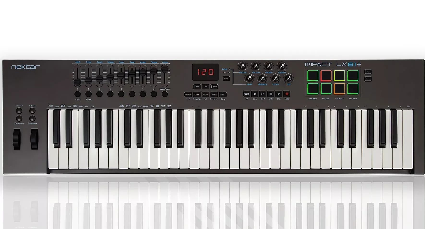 Nektar Impact LX61+ USB MIDI Controller