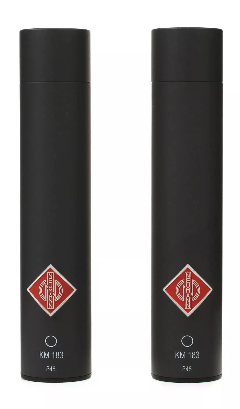 Neumann KM 183 Small Diaphragm Omnidirectional Condenser Microphone Stereo Set – Matte Black