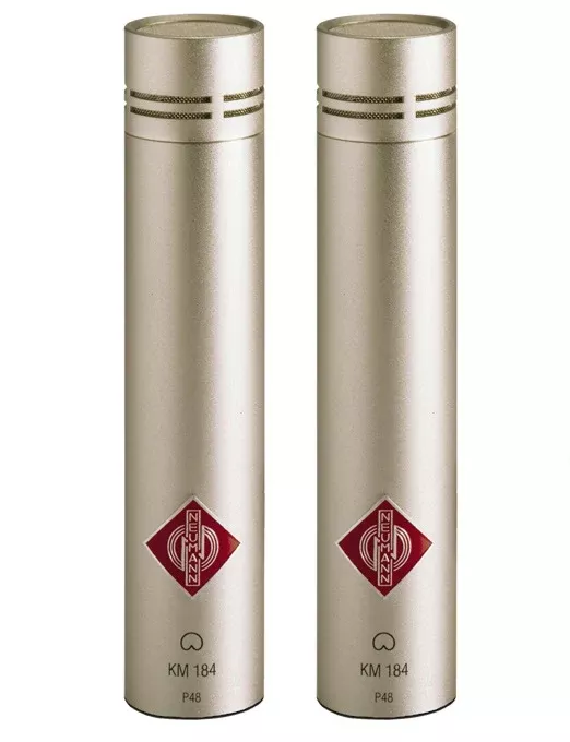 Neumann KM 184 Stereo Set Small-diaphragm Cardioid Microphones – Nickel
