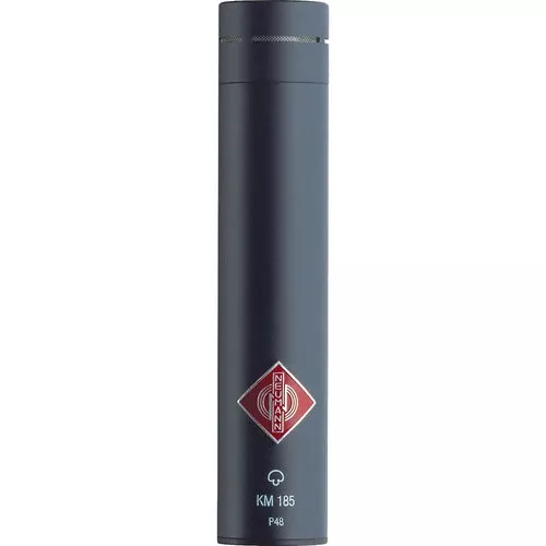 Neumann KM 185 Small Diaphragm Hypercardioid Condenser Microphone – Matte Black