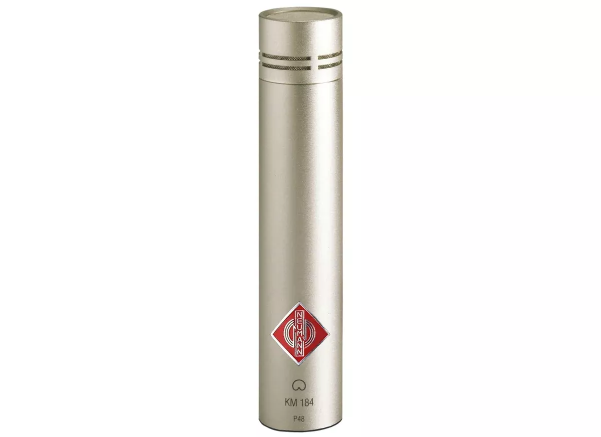 Neumann KM 185 Small Diaphragm Hypercardioid Condenser Microphone – Nickel