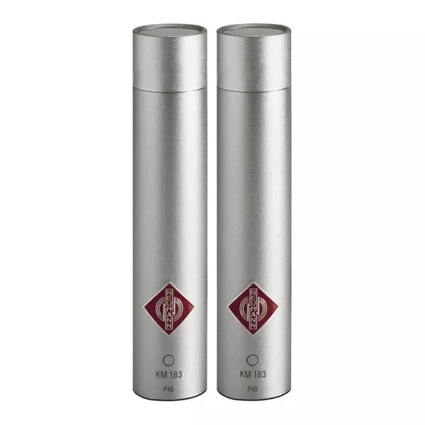 Neumann KM183 Small Diaphragm Omnidirectional Condenser Microphone Stereo Set – Nickel