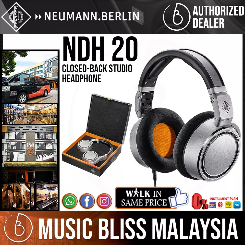 Neumann NDH 20 Closed-back Studio Headphones – Silver
