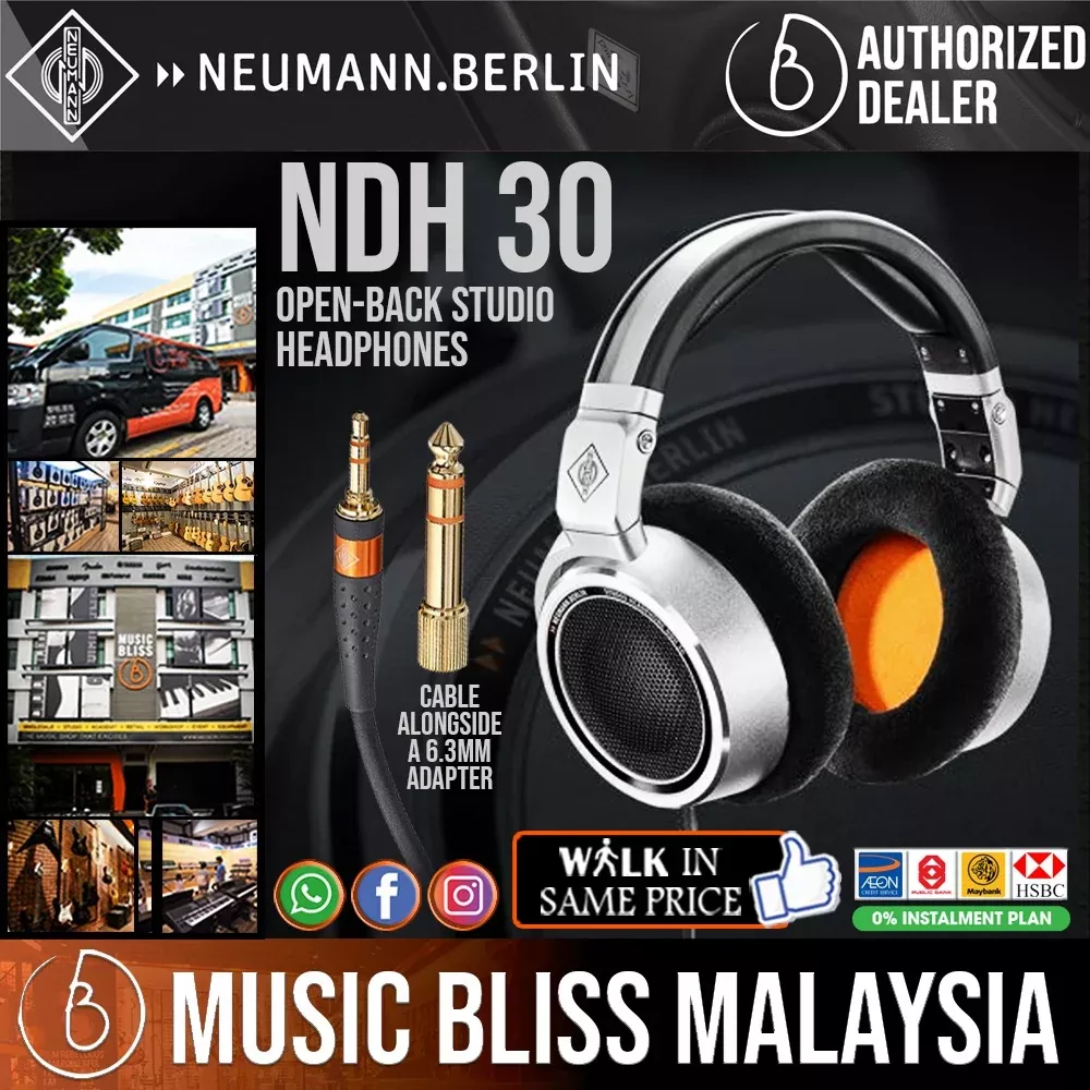 Neumann NDH 30 Open-back Studio Headphones – Silver