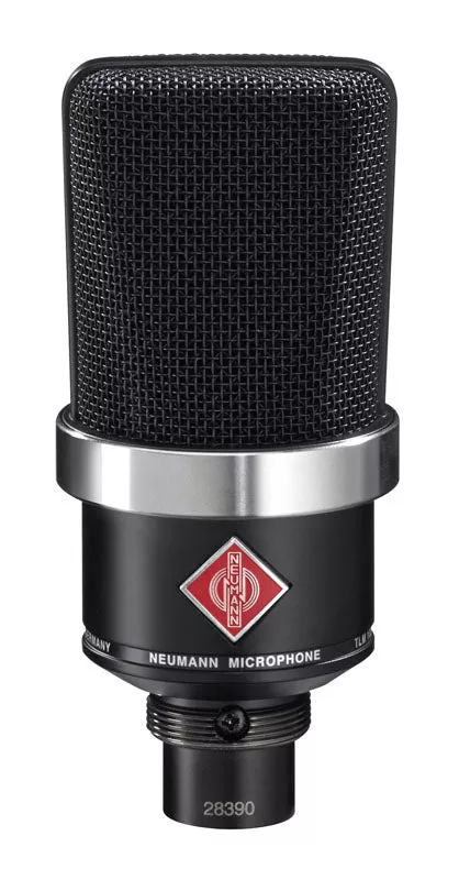 Neumann TLM 102 Studio Set Large-Diaphragm Studio Condenser Microphone Studio Set - Black