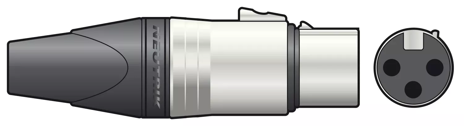 Neutrik NC3FXX 3-pole XLR Line Connector
