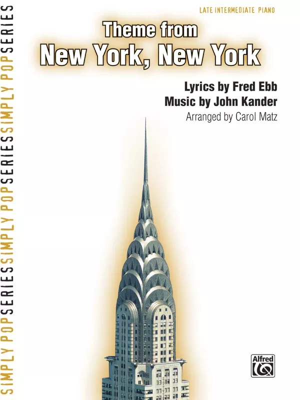 New York, New York, Theme from: Piano Sheet